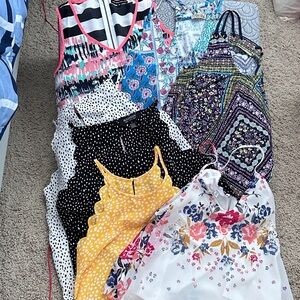 Colorful Patterned top collection bundle